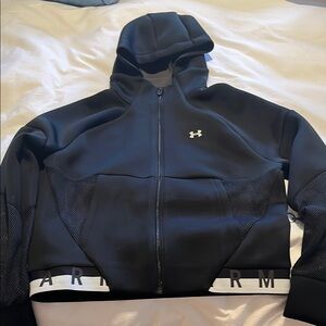 Under Armour Black Zip-Up Hoodie